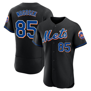 Stephen Nogosek Men's Authentic New York Mets Black 2022 Alternate Jersey