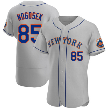 Stephen Nogosek Men's Authentic New York Mets Gray Road Jersey