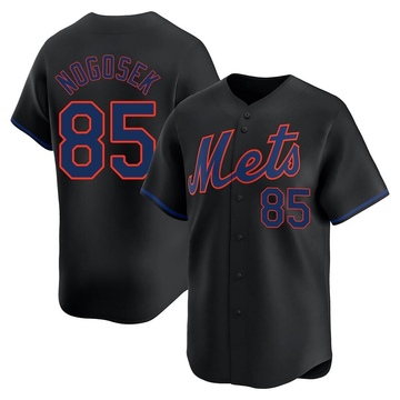 Stephen Nogosek Men's Limited New York Mets Black Alternate Jersey