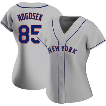 Stephen Nogosek Women's Authentic New York Mets Gray Road Jersey