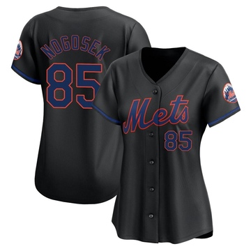 Stephen Nogosek Women's Limited New York Mets Black Alternate Jersey