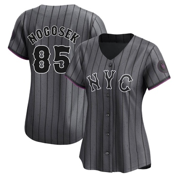 Stephen Nogosek Women's Limited New York Mets Graphite 2024 City Connect Jersey