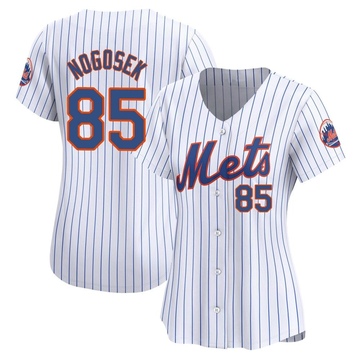 Stephen Nogosek Women's Limited New York Mets White Home Jersey