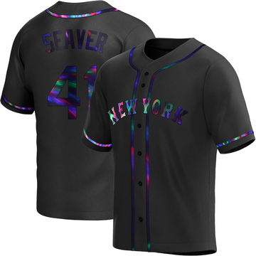 Tom Seaver New York Mets Men's Alternate Ivory Jersey w/ Team Patch