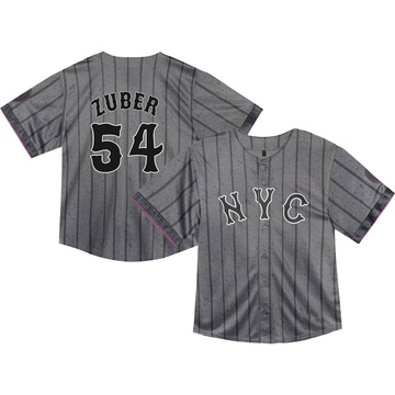 Tyler Zuber Toddler Limited New York Mets Graphite 2024 City Connect Jersey